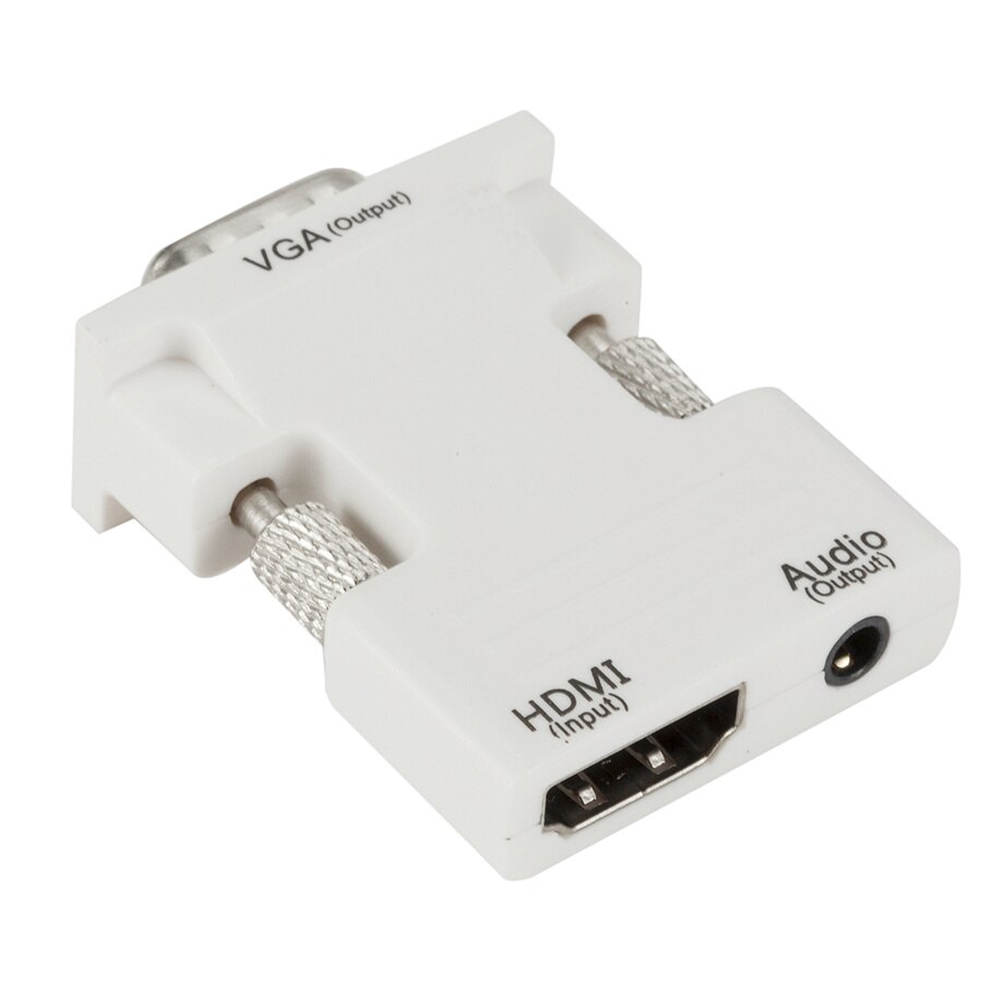 Hdmi-Compatibel Vrouwelijke Naar Vga Male Converter 3.5Mm Audio Kabel Adapter 1080P Fhd Video-uitgang Voor Pc laptop Tv Monitor Projector
