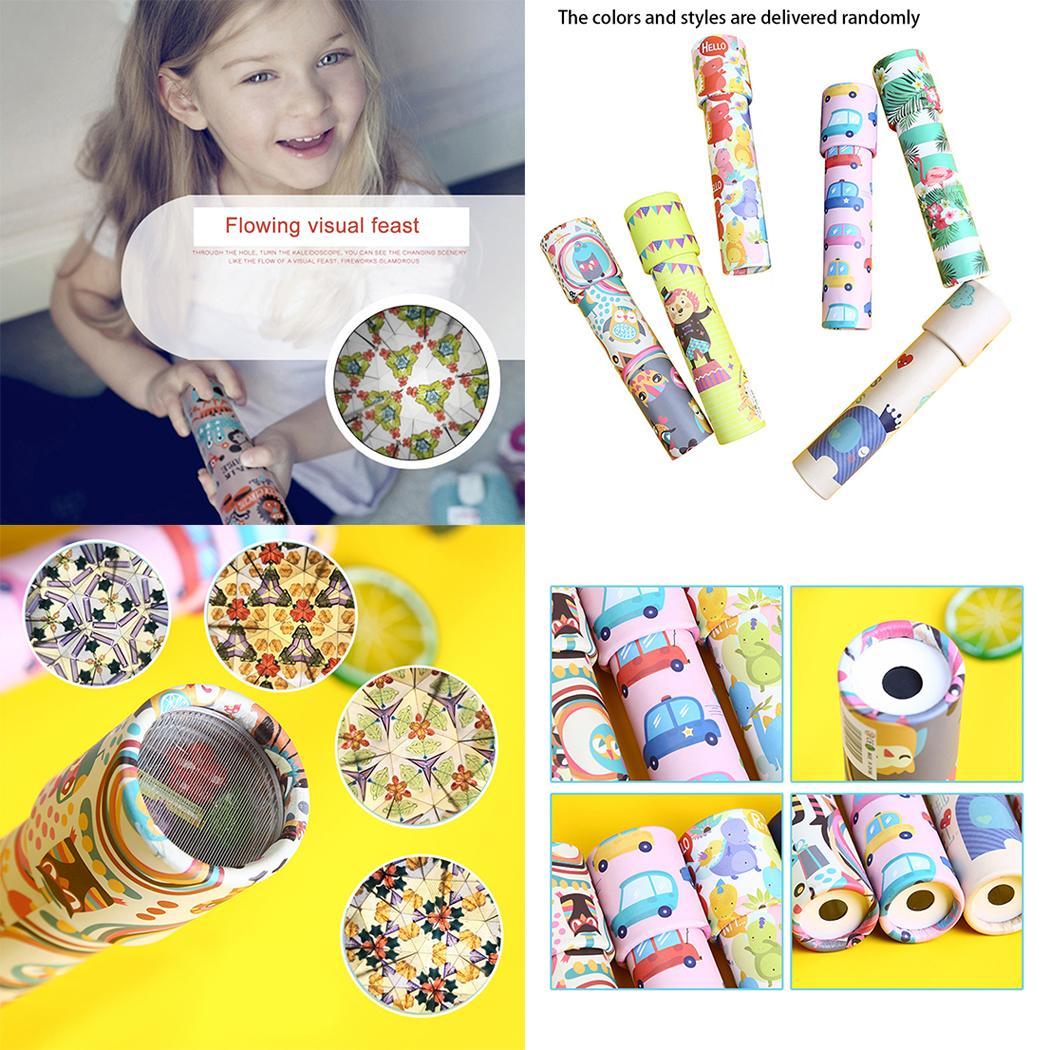 Baby Multi-Prisma Effect Caleidoscoop Grijpen Puzzel Houten Educatief Houten Boven 3 Jaar Oud Speelgoed