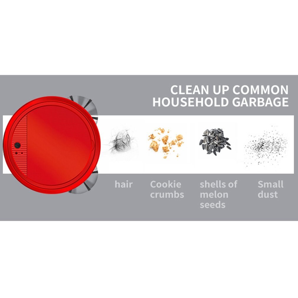 Multifunctional Robot Vacuum Cleaner with Ultra-quiet Ultra-thin Body with Ultraviolet Sterilization