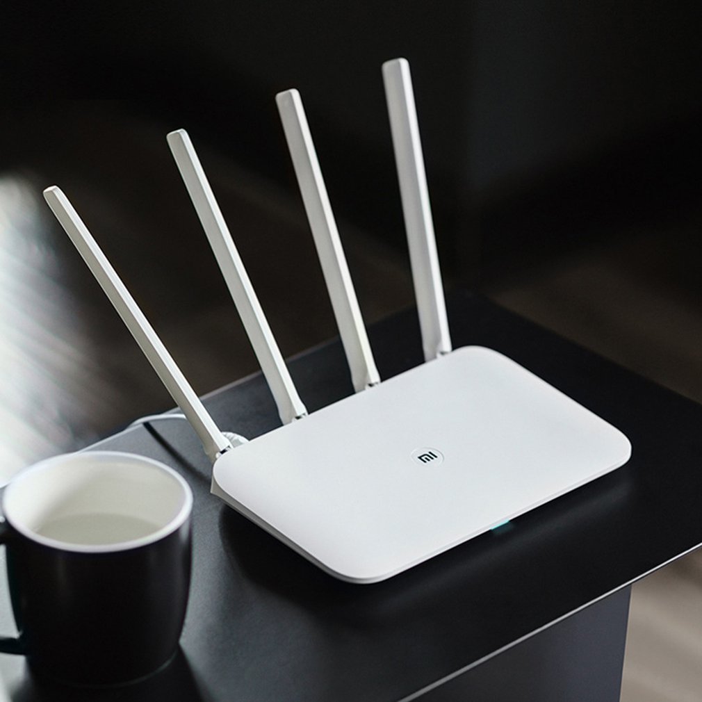 Router Xiaomi 4 Wireless Home Wall-Penetrating Wifi Dual-Band High-Speed Fiber Optic Port Indoor Wireless Network Router