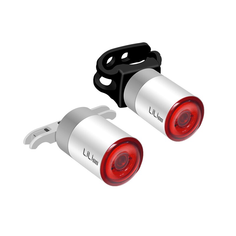 Bicycle Touch Smart Sensor Taillight Brake Vibration Induction Bike Rear Light USB Fast Charge MTB Road Bicycle Tail Light: Set E