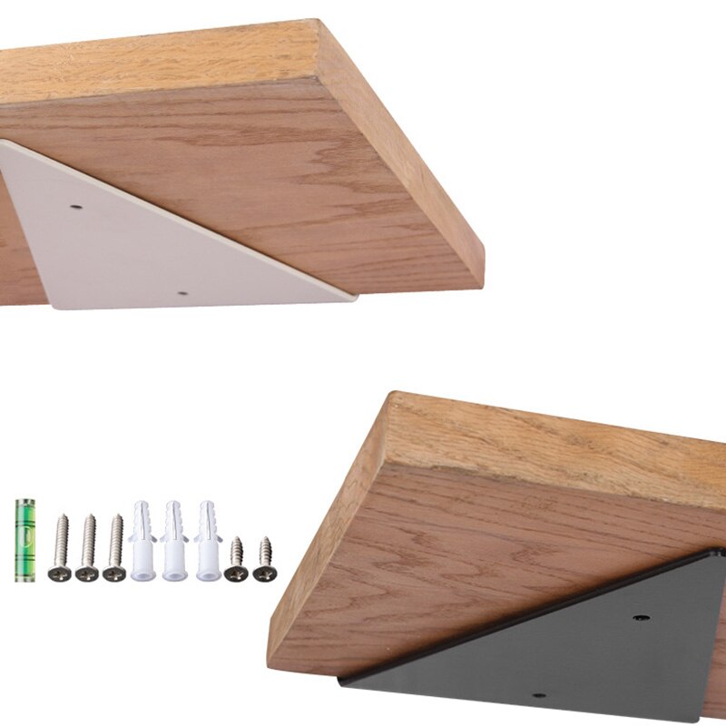 Triangle Invisible Bracket Support Wall Shelves Mount Tripod Partition Right Angle Fixed Bear Shelf Hardware Fit Furniture Mount