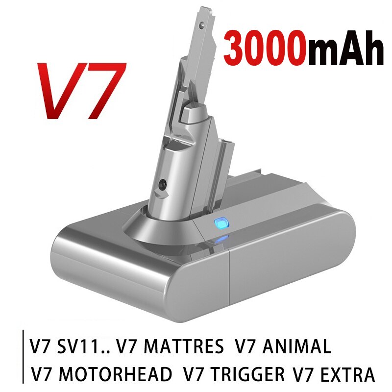 Støvsuger batteri til dyson  v6 v7 v8 v10 v11 erstatning original batteri  sv11 sv10 sv12 sv14 (v11 nyeste snap type): V73000 mah