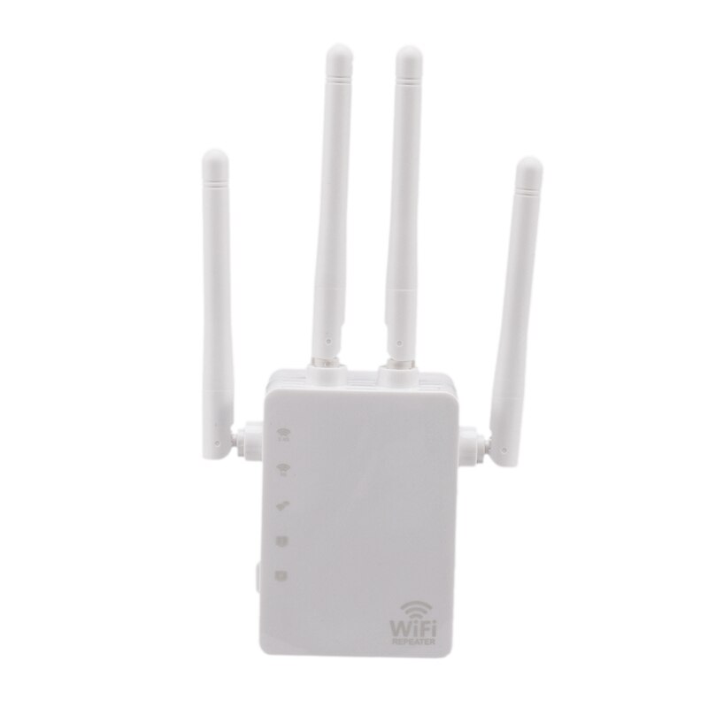 AC 1200Mbps Wireless Wifi Repeater 2.4G / 5G Dual Band Wifi Signal Amplifier: EU PLUG