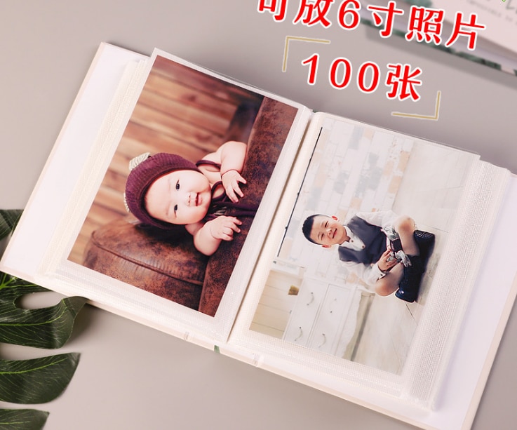 100 folhas 6 Polegada crianças casa scrapbook aniversário foto suprimentos artesanais álbum de fotos scrapbooking