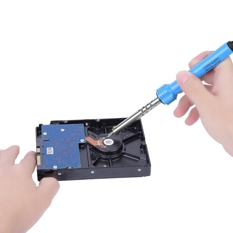 60W Mini Soldering Iron Adjustable Temperature Electric Solder Iron Rework Station Mini Handle Heat Pencil Welding Repair Tools