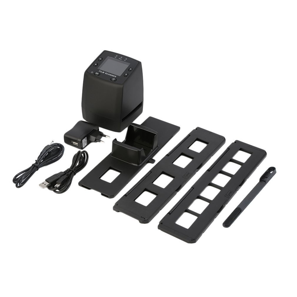 Portable Negatieve Film Scanner 35 Mm Dia Viewer Scanner Usb Digital Color Photo Scanner Slide Film Converter 2.4 "Lcd eu Plug