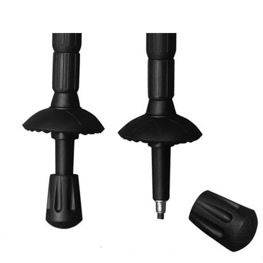 2PC hammer trekking pole spare rubber end cap rubber tip end cap hammer outdoor sports tool W