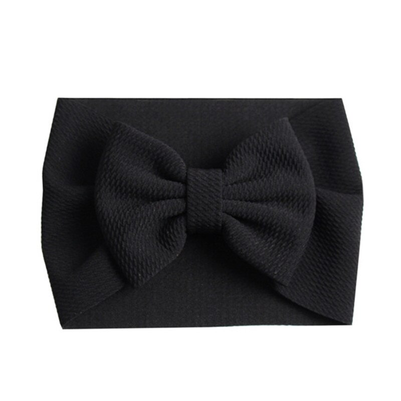 Gorro tejido para niñas pequeñas, gorro estilo turbante, gorro envolvente, para verano y primavera: Negro