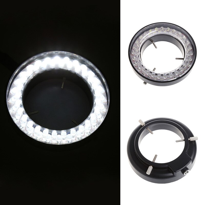 56 LED Adjustable Ring Light illuminator Lamp for stEREO ZOOM Microscope