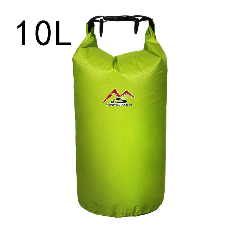 Bolsa impermeable para natación al aire libre de 5L/10L/20L/30L, bolsa seca de almacenamiento para Rafting y Camping con gancho de correa ajustable