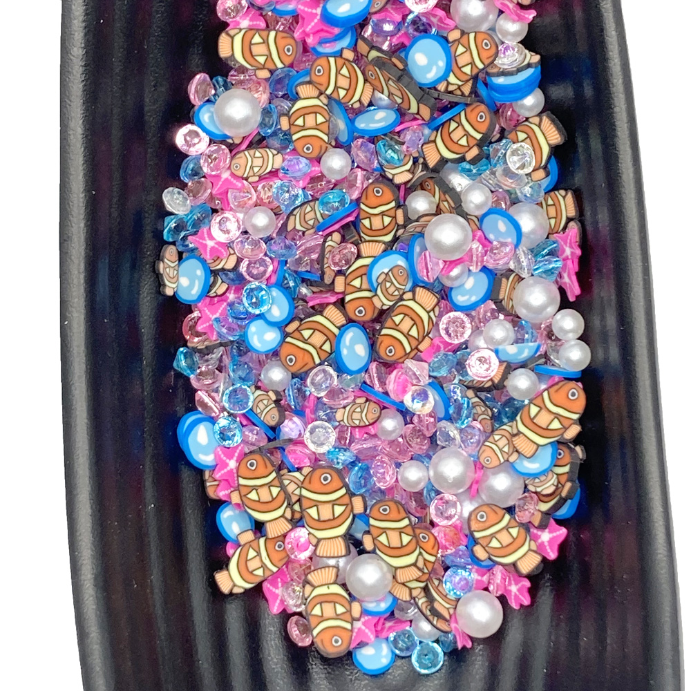 50G Gemengde Vis Water Druppels Zeester Plakjes Parel Polymeer Klei Sprinkles Voor Diy Ambachten Tiny Leuke Plastic Klei accessoires