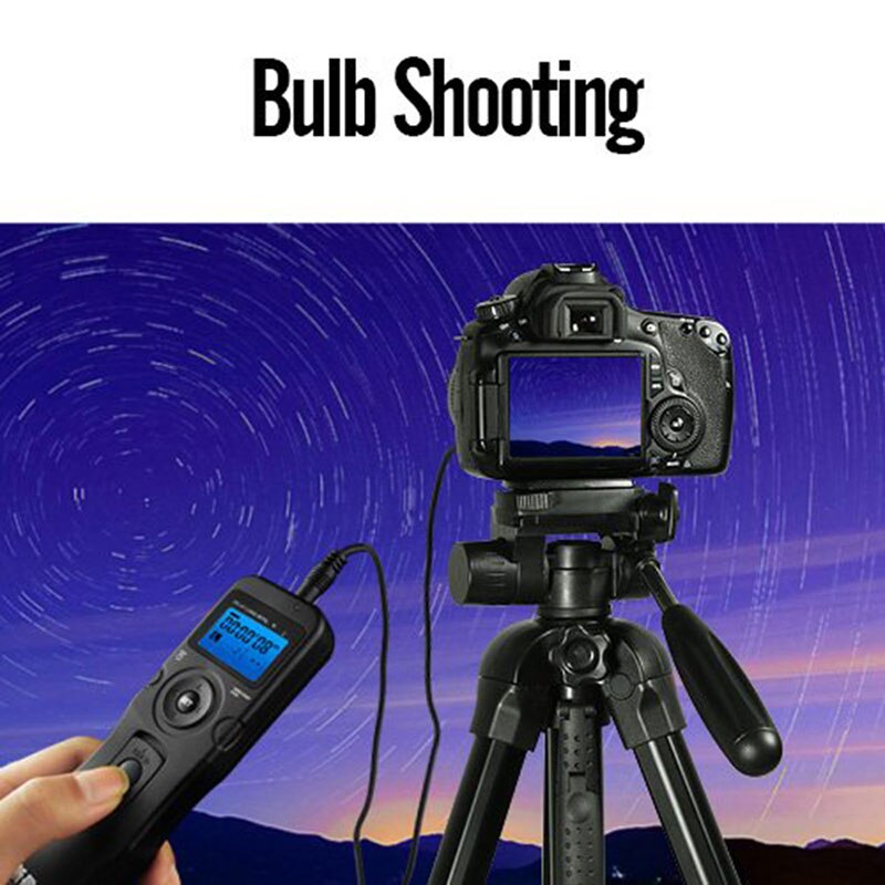 Sidande RS-7100LCD Timer Shutter Release Remote Control for Canon EOS 1300D 1100D 1200D 1000D 100D 350D 500D 550D 650D 700D 750D