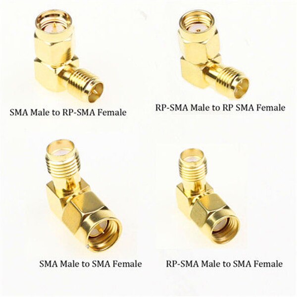 18 Pcs SMA Kits Connector Male Female Plug Antenna Converter Adapter Coax Set