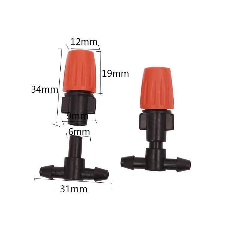 Sistema di irrigazione a spruzzo per irrigazione fai-da-te sistema di spruzzatura dell'acqua da giardino impostato di irrigazione a goccia in vaso da giardino