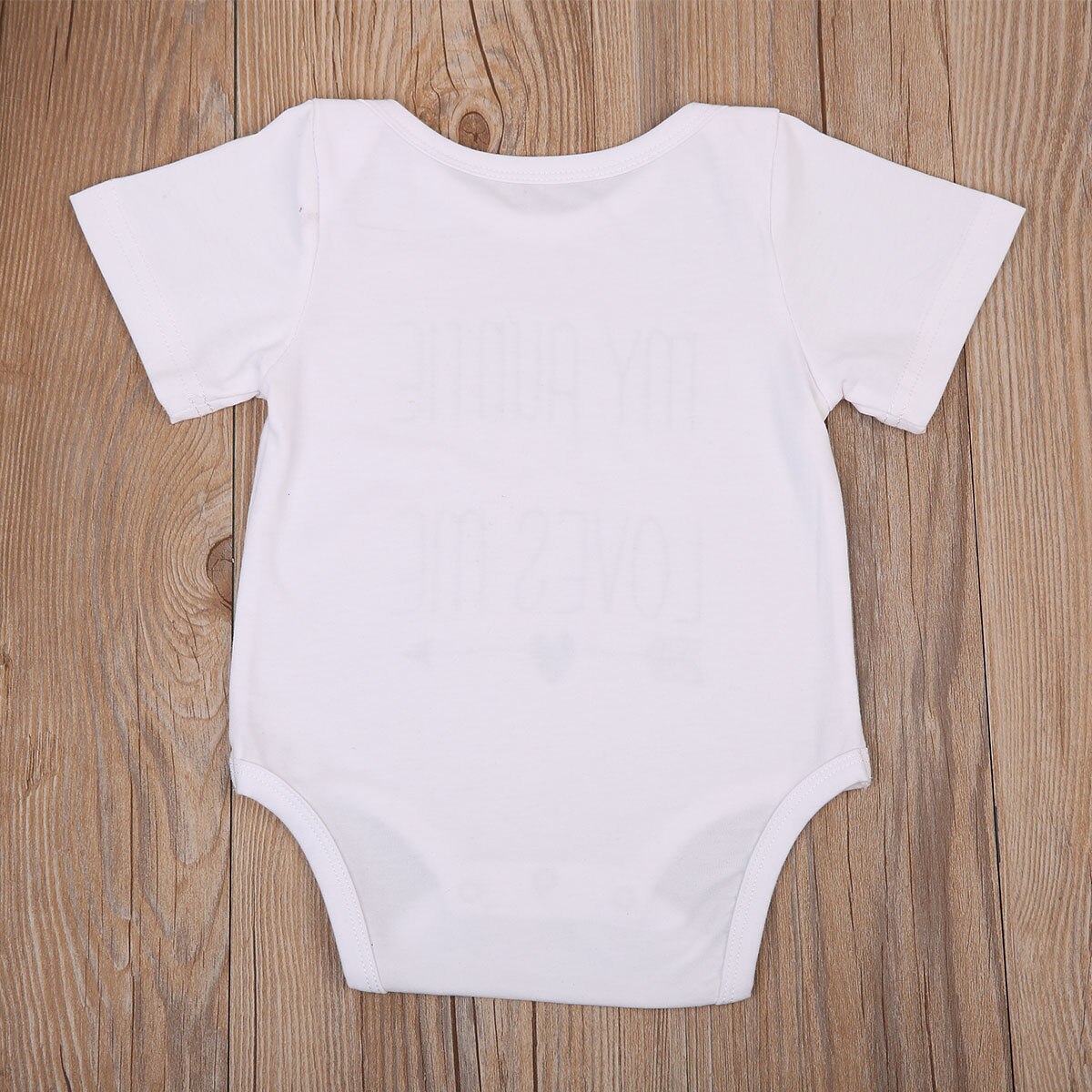 Mijn Tante Loves Me Print Unisex Een Stuk Bodysuit Voor Baby
