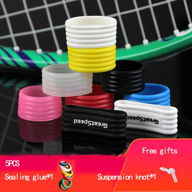 5 sztuk rakieta tenisowa rakieta Fix Ring paletka do badmintona uchwyt rękojeści pierścień rakieta zespół Overgrip Protector