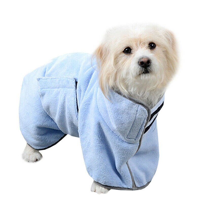 Accappatoio per cani in microfibra super assorbente asciugatura rapida animale domestico gatto cucciolo asciugamani da bagno morbidi di lusso cane gatto forniture da bagno spesse