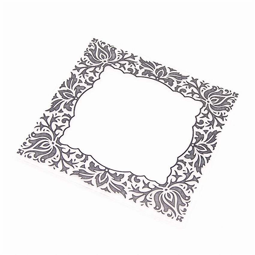 PANFELOU-modèle pâques bordure | Dossiers à graver en plastique pour Scrapbooking, modèle bricolage gâteau Fondant, fabrication de cartes Album Photo