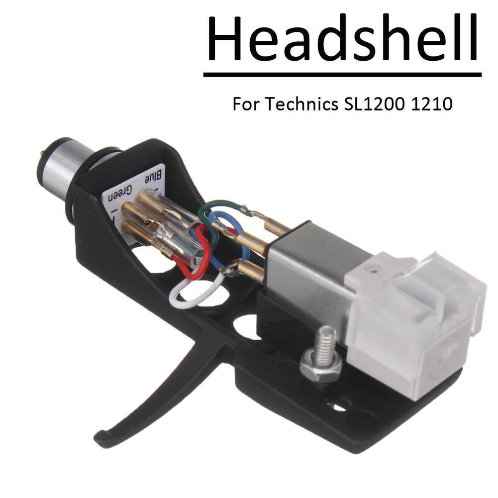 Lp áudio phono stylus cartucho substituição fonógrafo agulha headshell montagem registro turntable cn5625 para técnicas sl1200 1210