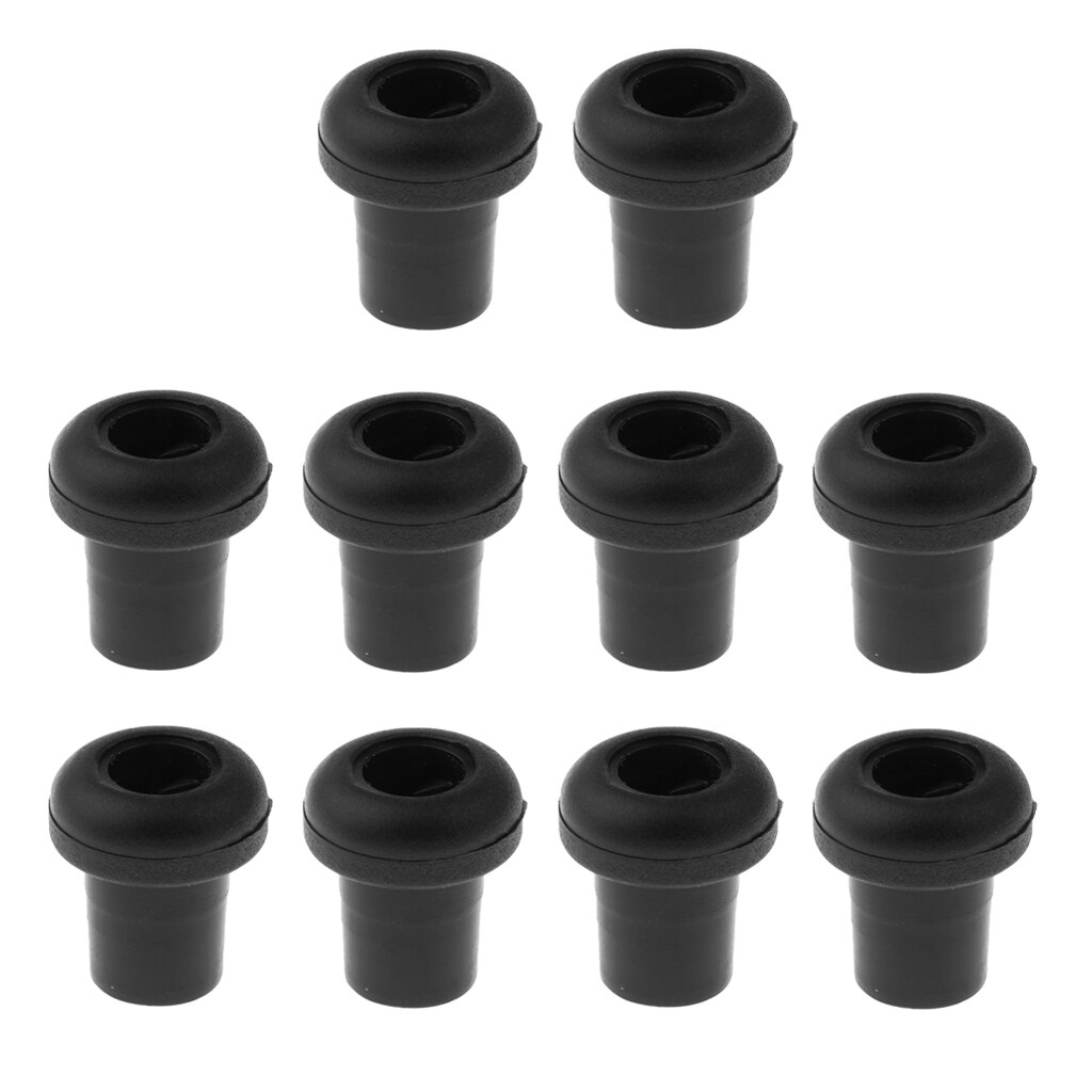 10 Pieces Environmental Plastic Durable Table Football Rod Tube Plug For Table Soccer Foosball Table Fit For 12.7mm Diameter Rod