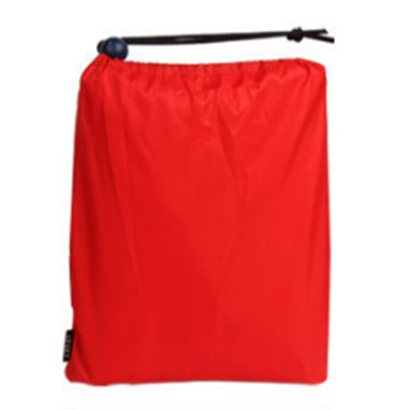 3 In 1 Poncho Rain Cover Rain Coat Hood Hiking Cycling Rain Cover Poncho Waterproof Tent Outdoor Camping Tent Mat Awning Shelter: Red