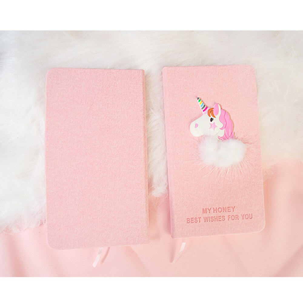 Cute Teenage Heart Bullet Journal Pink Girl Unicorn Notebook Blank Paper Notepad Box Planners Stationery School Supplies