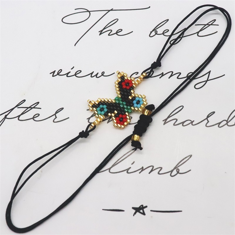 Bracciale ZHONGVI per donna Miyuki Pulseras Mujer Moda farfalla modello bracciale gioielli regalo braccialetti unici fatti a mano