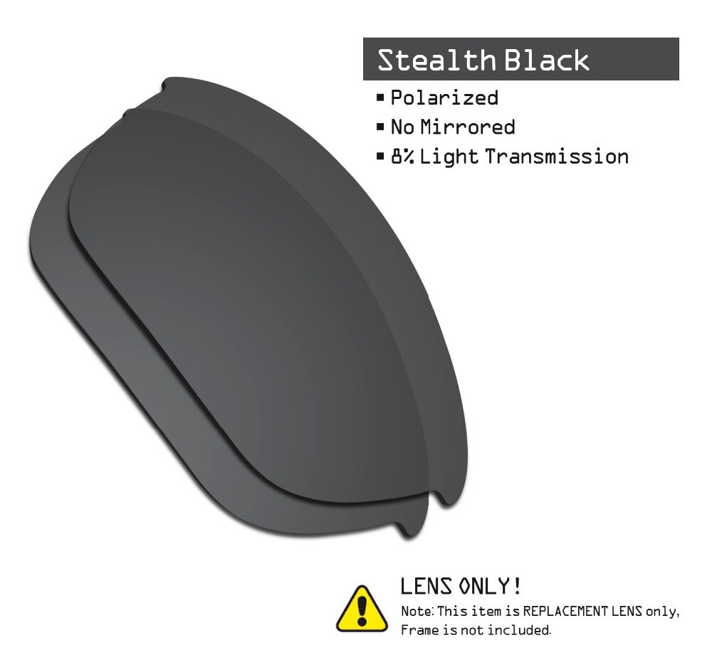 Smartvlt 5 par polariserede solbriller udskiftningslinser til oakley halvjakke 2.0 - 5 farver