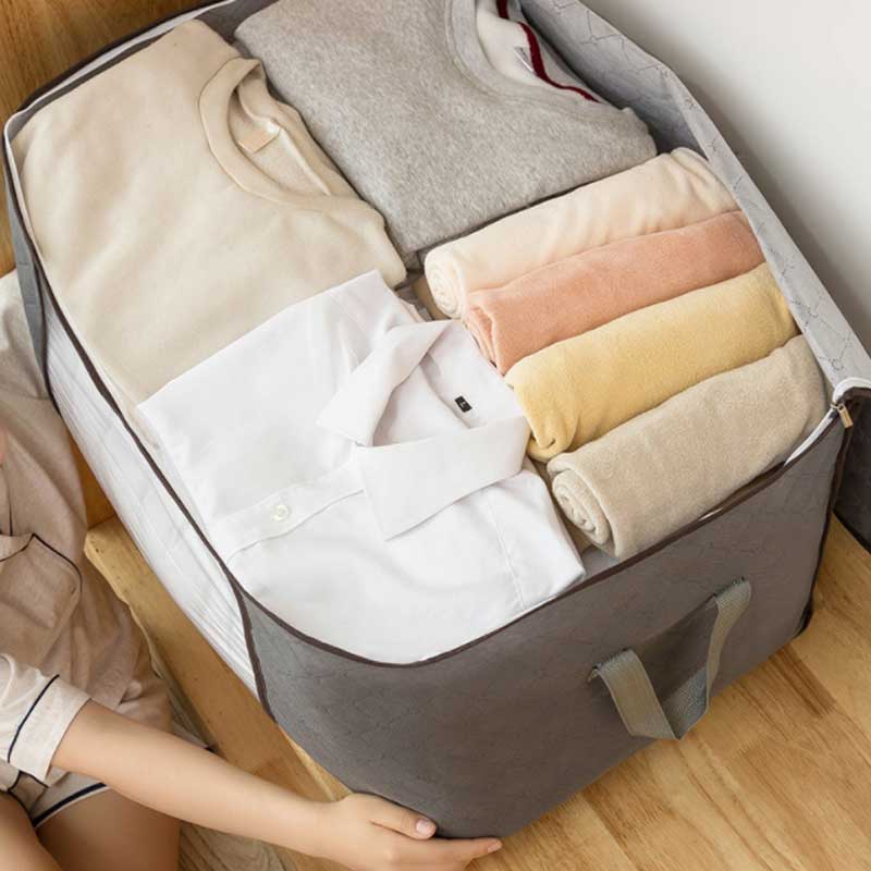 Kleding Quilt Organizer Tas Bagage Bewegende Verpakking Opslag Vochtbestendige Tas Niet-geweven Quilt Opbergtas Verpakkingstas