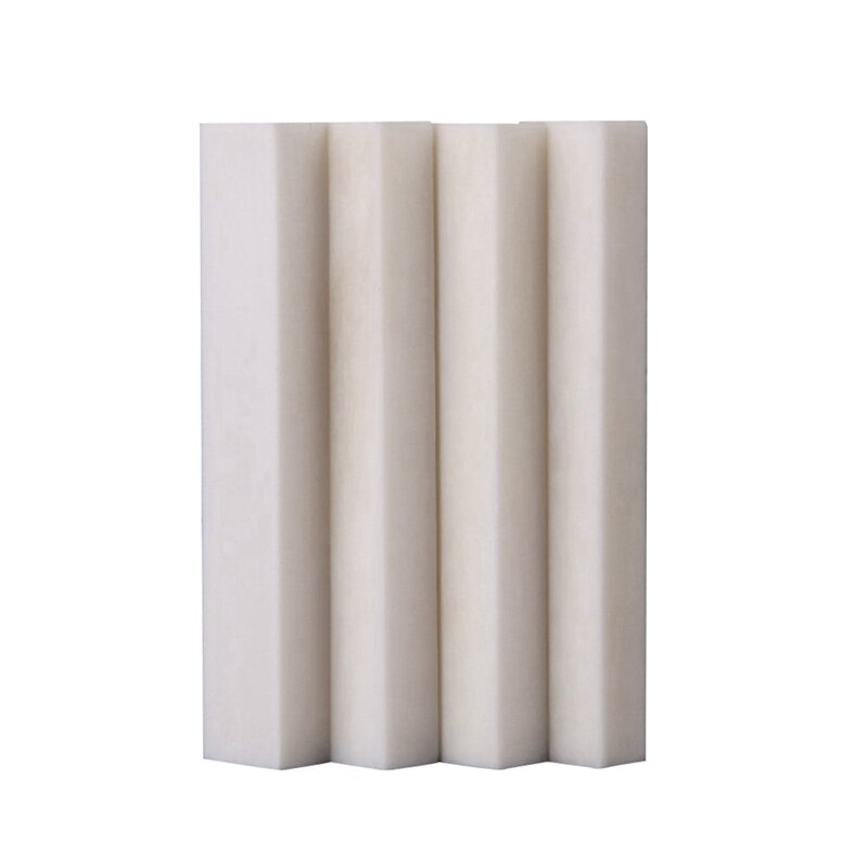 4Pcs Bone Material DIY Unslotted Nut With 2Pcs Black Ebony Lumber Wood Timber Handle Plate