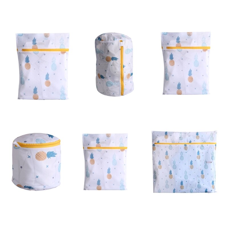 6PCS/Set Portable Laundry Bags Garment Washing Bag Home Travel Storage Organizer For Clothes Bras Underwear Clothes