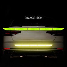 Reflector Sticker Car Reflective Strip Waterproof 1 Pc Warning Strip Tape Bumper