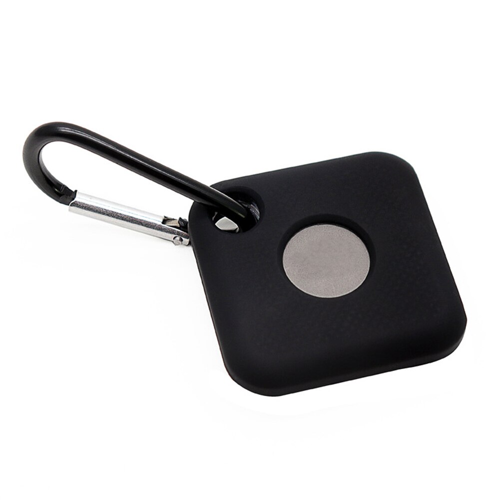 Buscador de llaves, funda de silicona, funda Smart Tracker, contenedor a prueba de arañazos, accesorios de almacenamiento Bluetooth anticaídas para Tile Pro: Black