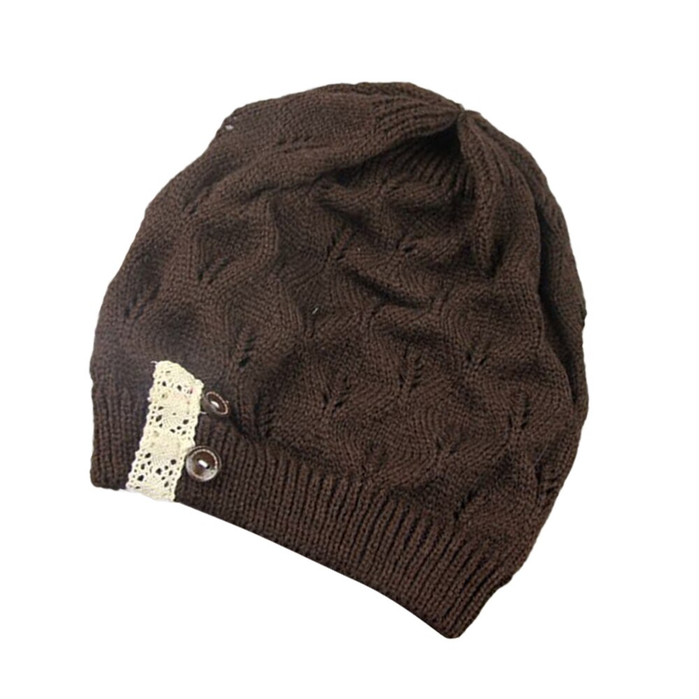 Stijlvolle Winter Hoed Eenvoudige Warmer Cap Koude Bescherming Hoed Creatieve Outdoor Gebreide Hoed Voor Lady Meisjes (Rood): Coffee