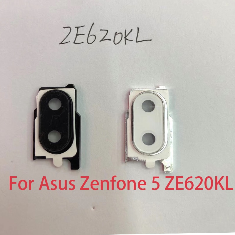 Für Asus Zenfone 5 ZE620KL Zurück Hinten kamera objektiv abdeckung Kunststoff mit Rahmen