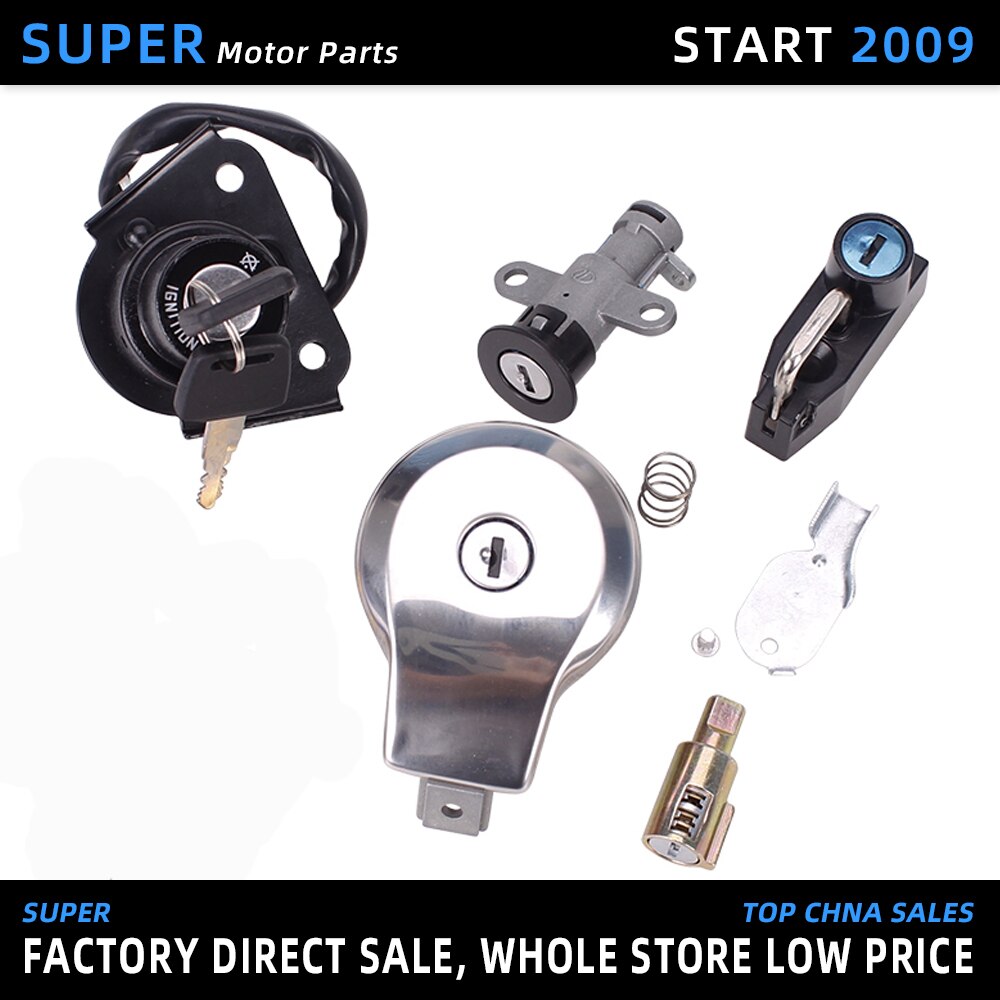Conjunto de chave de bloqueio e tampa de gás, para yamaha xv125 4rf xv250 250 2188 3dm virago xv535 motocicleta xxv240 250 3ls