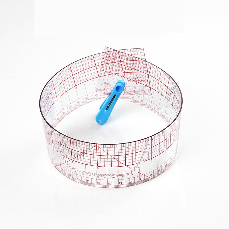 Règle droite, tailleur pour couture plastique, 45cm, 18 pouces partagée, Double face, métrique, règles droites, outil Transparent, Patchwork, tissu