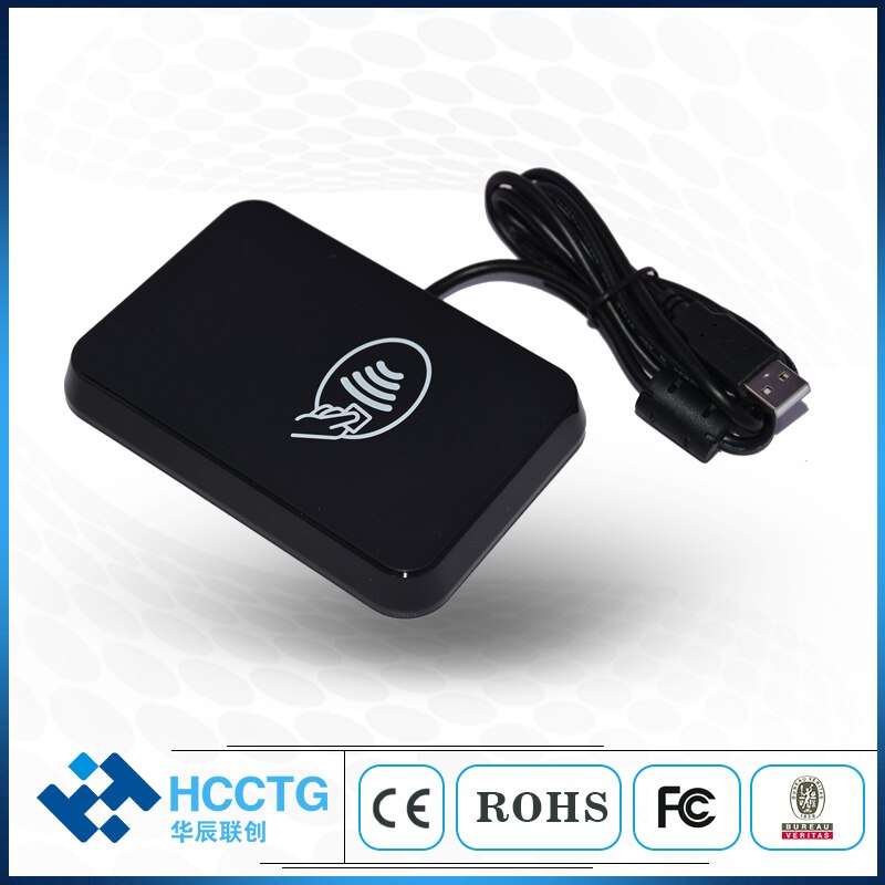 13.56Mhz Contactless USB RS232 Interface External NFC Reader Android HD8N