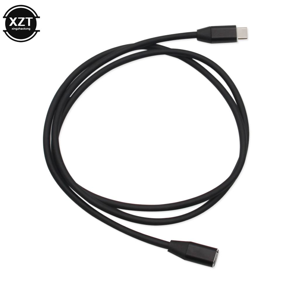 Usb c förlängningskabel typ c förlängningssladd usb-c thunderbolt 3 för macbook pro nintend switch usb 3.1 laddningsdatakabel