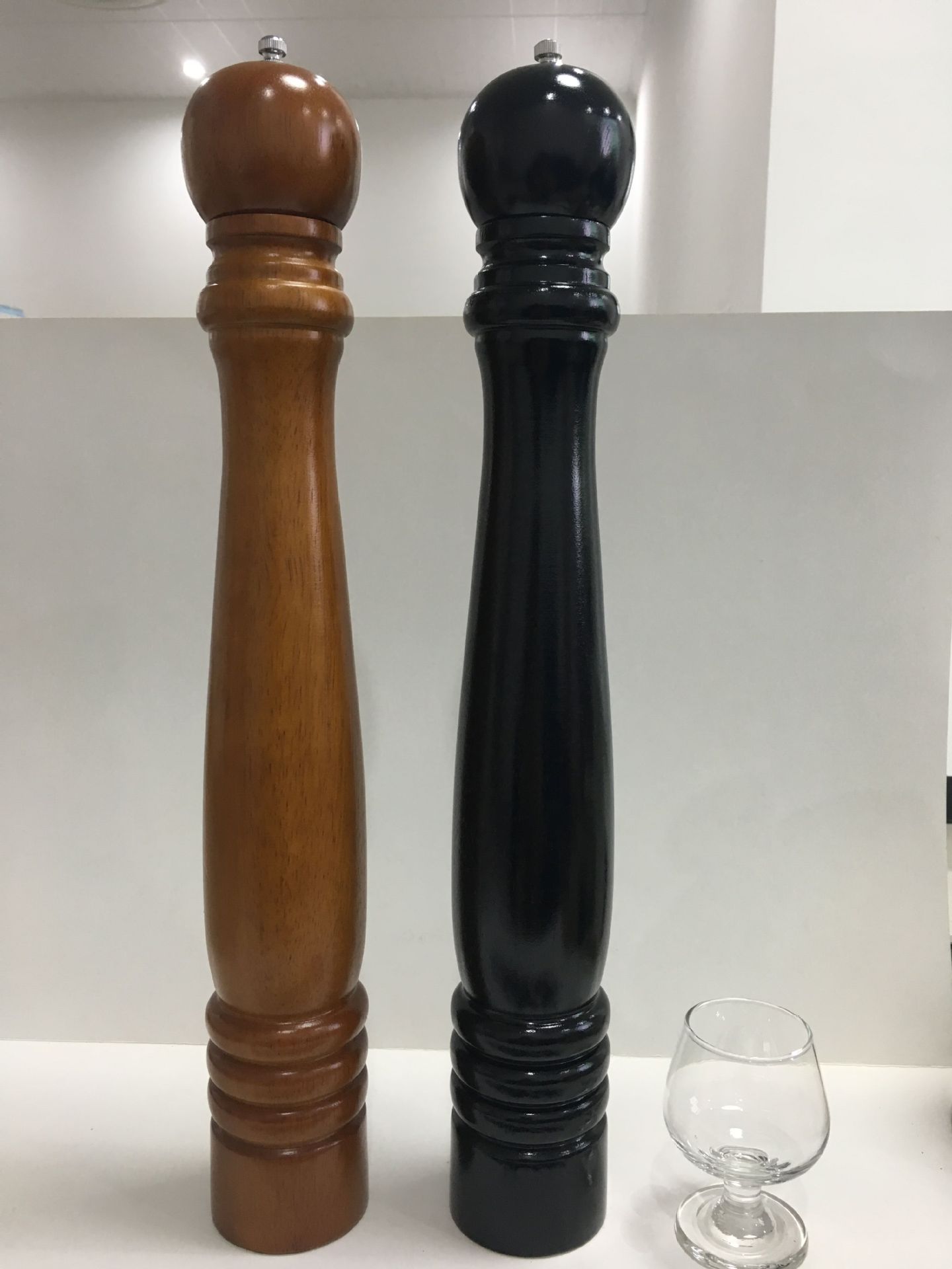 20 tommer stor peberkværn 50cm høje kæmpe justerbare ekstra store peberkværne kulstofstålkerne kok peberkværn restaurant