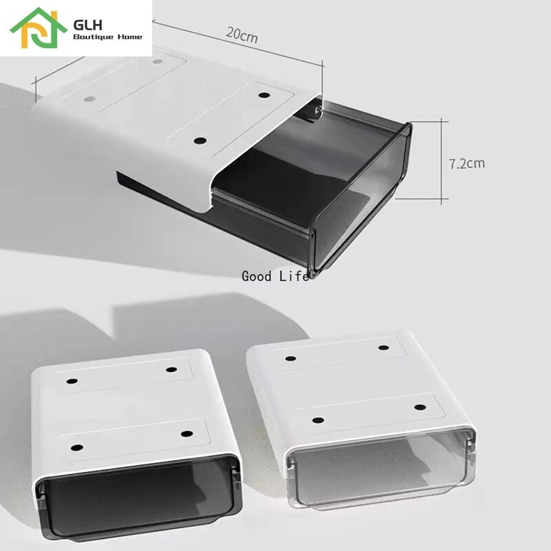 Lade Potlood Lade Zelfklevende Verborgen Organisator Pen Box Vat Diversen Opbergdoos Lades Kantoor Lade Organizer