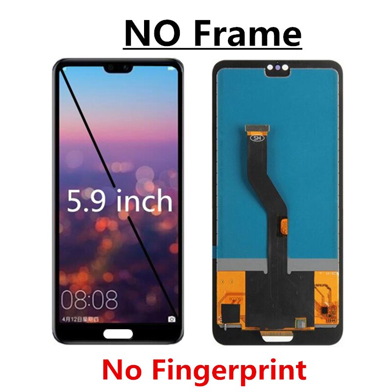 TFT A CRISTALLI LIQUIDI per Huawei P20 pro Schermo LCD tocco Assemblea di Schermo di Ricambio per Huawei P20pro CLT-L09 CLT-L29 LCD: no telaio  5.9