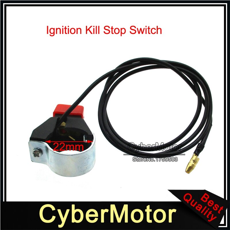 2x tændings kill stop kontakt til 2 takt 47cc 49cc mini cag moto dirt pocket bike atv quad