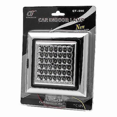 Dc 12v bil husvagn camping 42 led interiör tak tak inre lampa kupol ljus skåp lampa för husbil rv husvagn