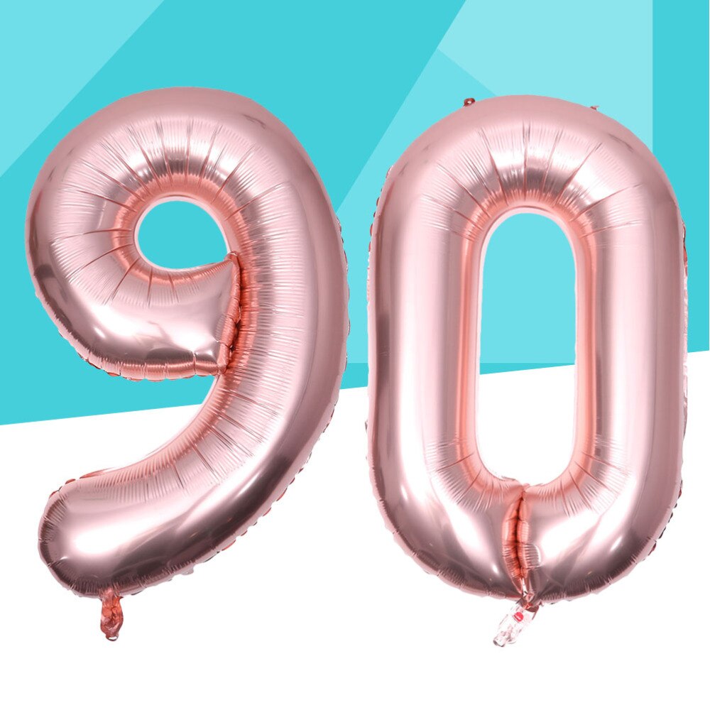 Beige ballonnen, cijfer 12 4 stuks hart-/ster, folieballon, cijfer 12e