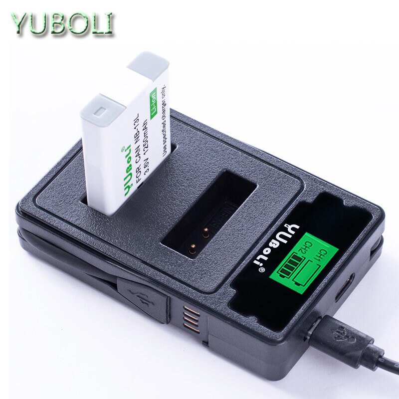 Batterie nb -13l nb 13l nb13l + chargeur lcd double usb pour canon powershot  g5x g7x g9x g7 x mark ii  g9 x,sx620 sx720 sx730 hs