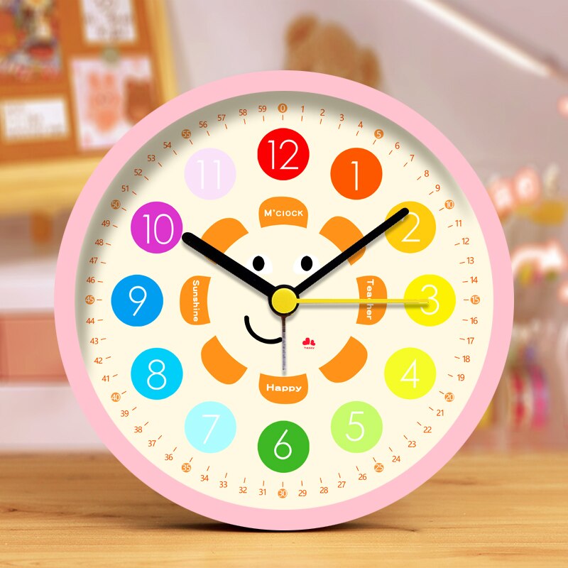 Eenvoudige Wekker Voor Kinderen, Jongens En Meisjes Leuke Klok Alarm Nachtkastje Lichtgevende Desktop Elektronische Klok.: Q