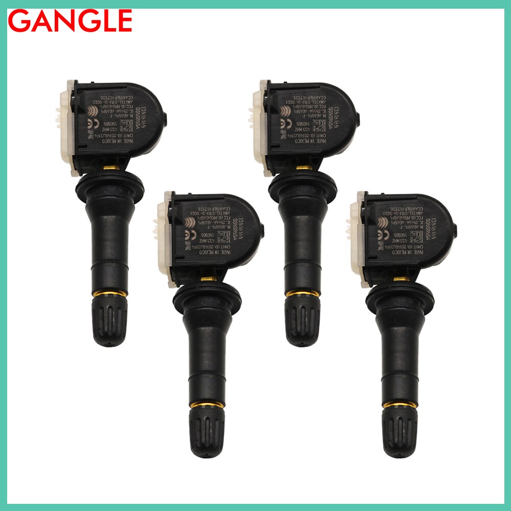 Tpms Sensor Voor Chevrolet Camaro 13516165 13598773 Chevrolet Tire Pressure Sensor Tpms 433Mhz Bandenspanning Sensor
