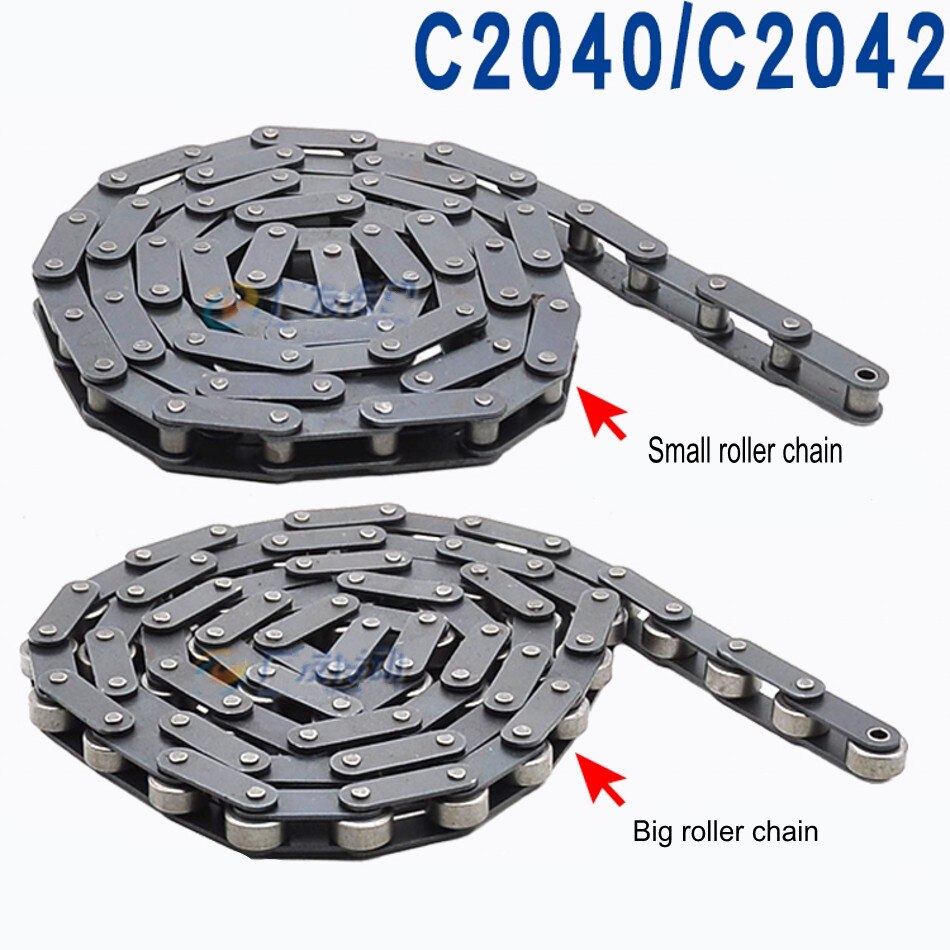 1.524Meter Double Pitch Roller Chain Carbon Steel C2040 C2042 C2050 For Conveying